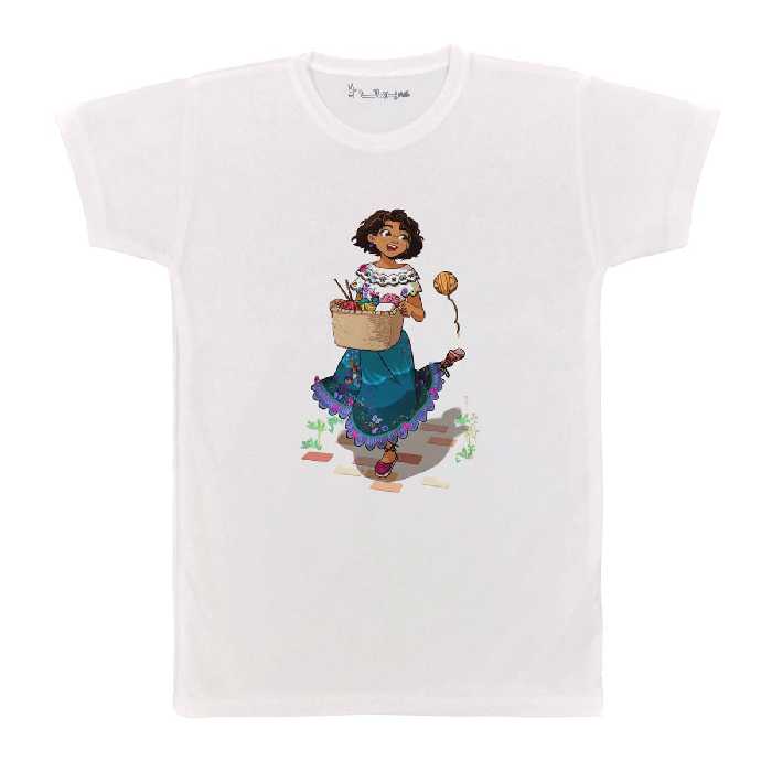 تی شرت بچگانه پرمانه طرح Encanto کد pmt.975