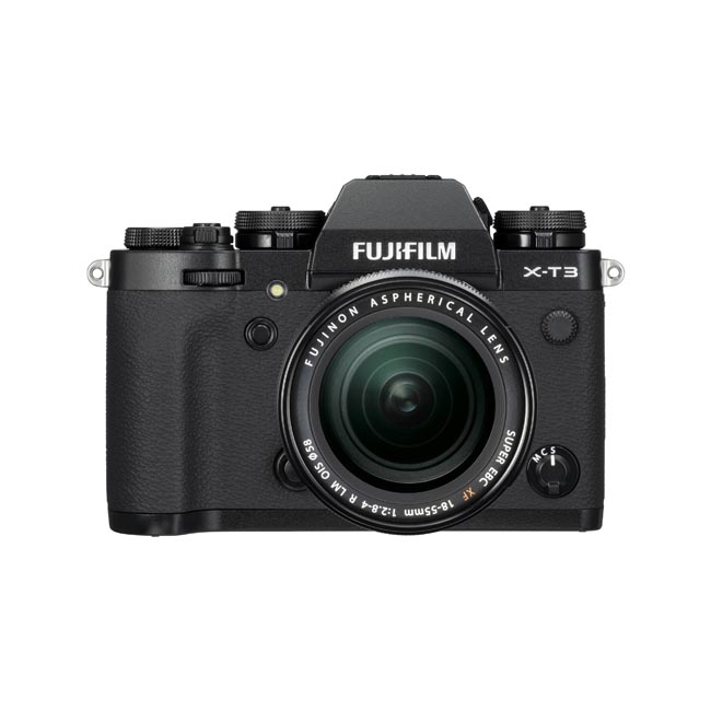دوربين بدون آينه فوجي فيلم X-T3 18-55 میلی متر مشکی