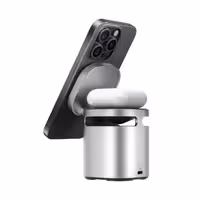خرید شارژر مگسیف MIPOW 3 in 1 PowerTube MagStation BS300 Silver با بهترین قیمت