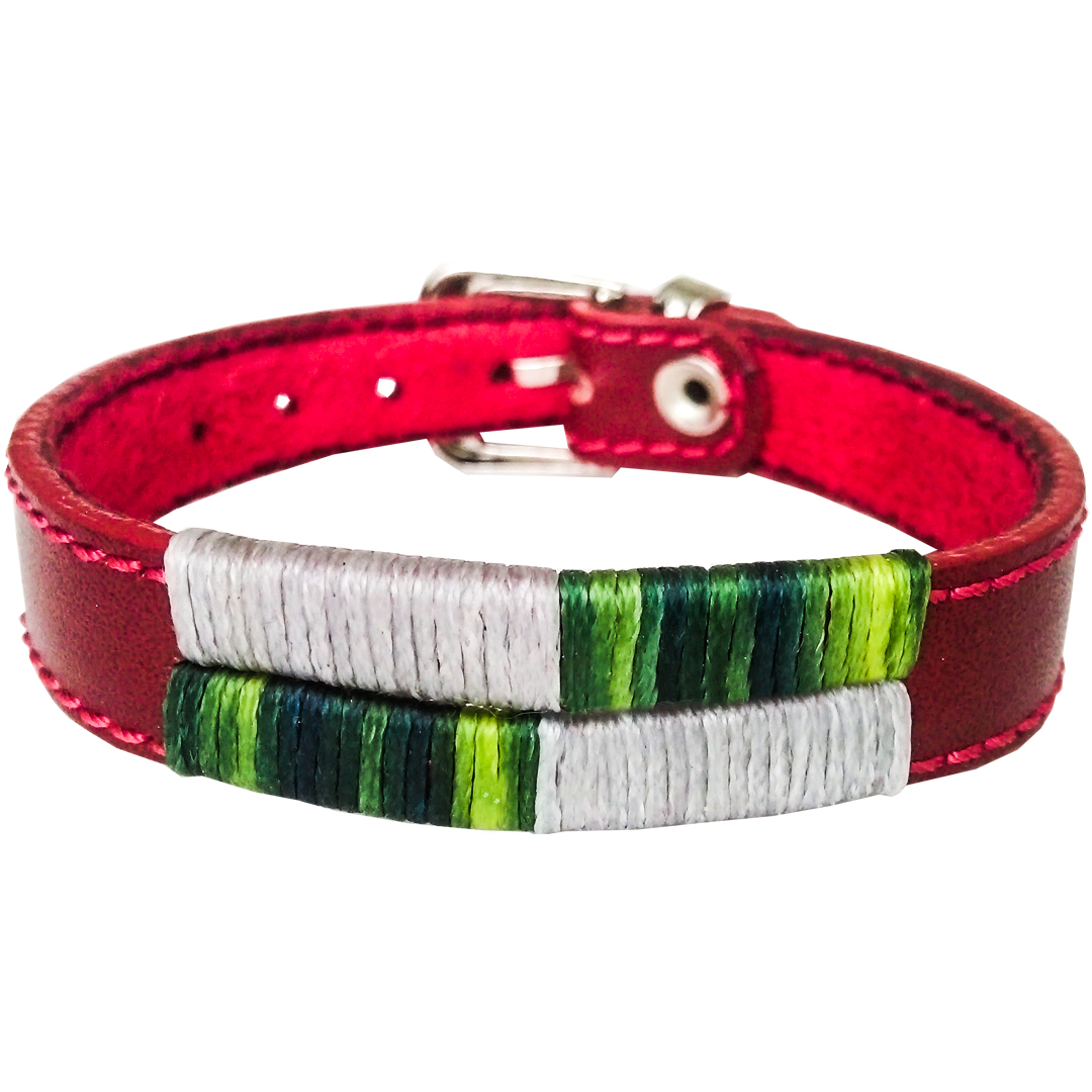 دستبند چرم وارک مدل آرت کد rb132