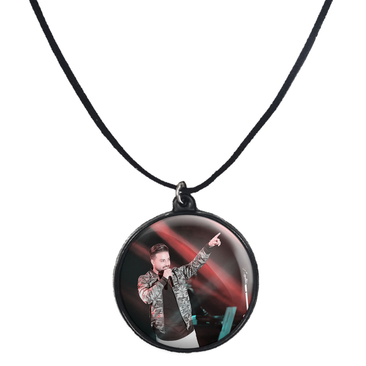 گردنبند پرمانه طرح بابک جهانبخش کد pmb.29132 مدل دو طرفه