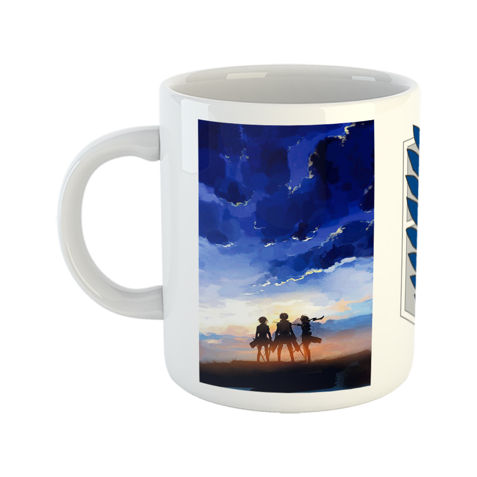 ماگ طرح انیمه حمله به تایتان‌ها کد 002