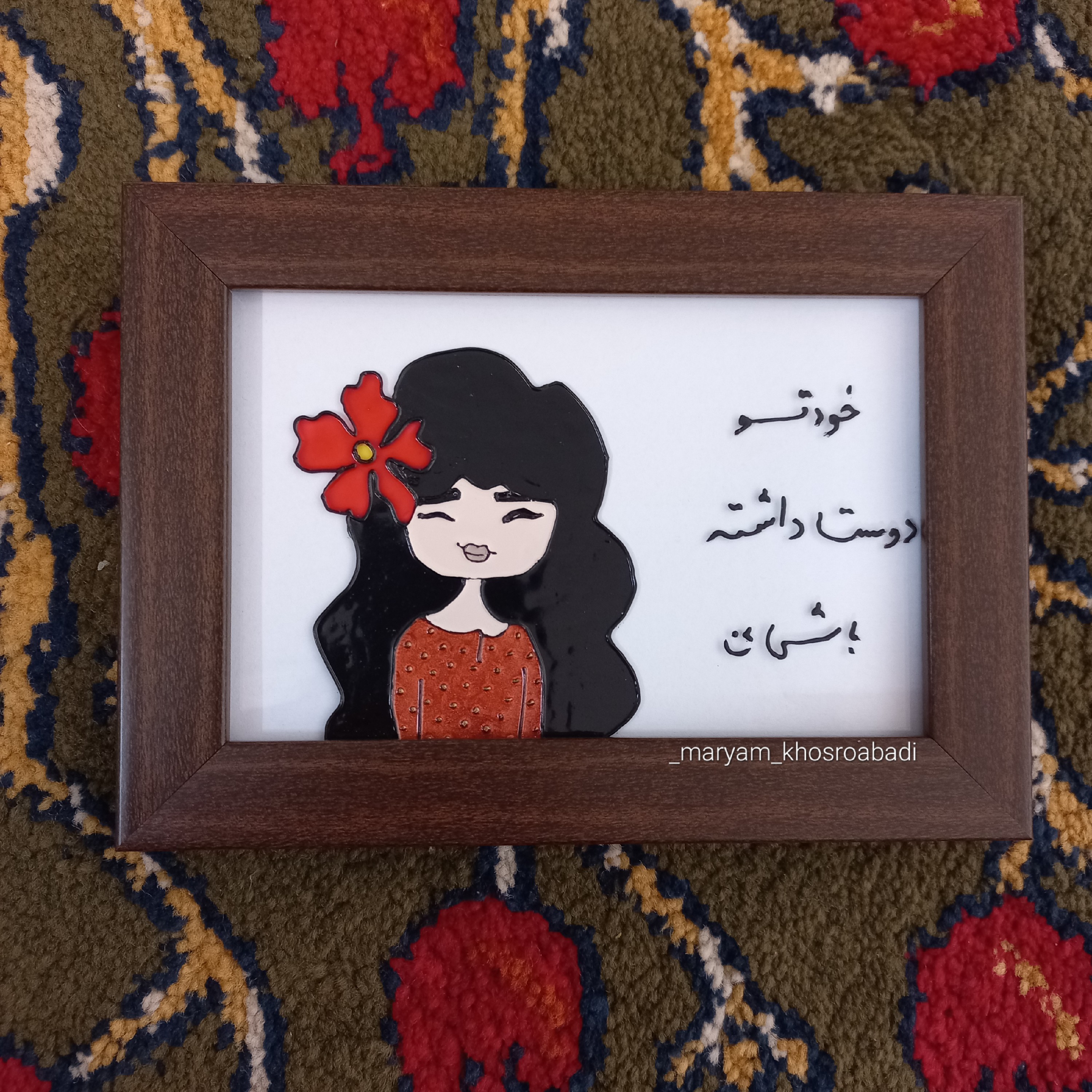 تابلو ویترای دخترونه