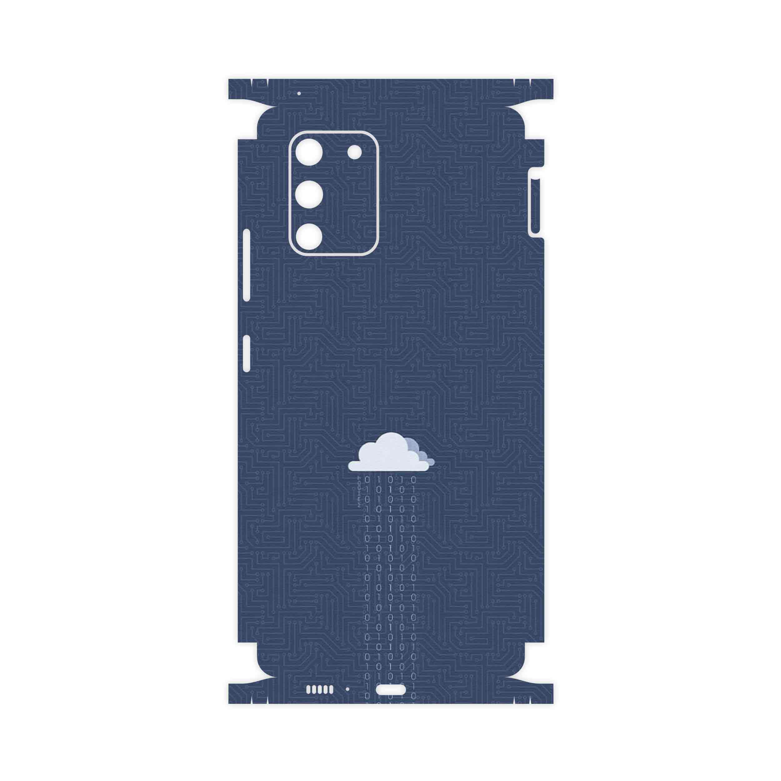 برچسب پوششی ماهوت مدل Minimal Data Cloud-FullSkin مناسب برای گوشی موبایل سامسونگ Galaxy S10 Lite
