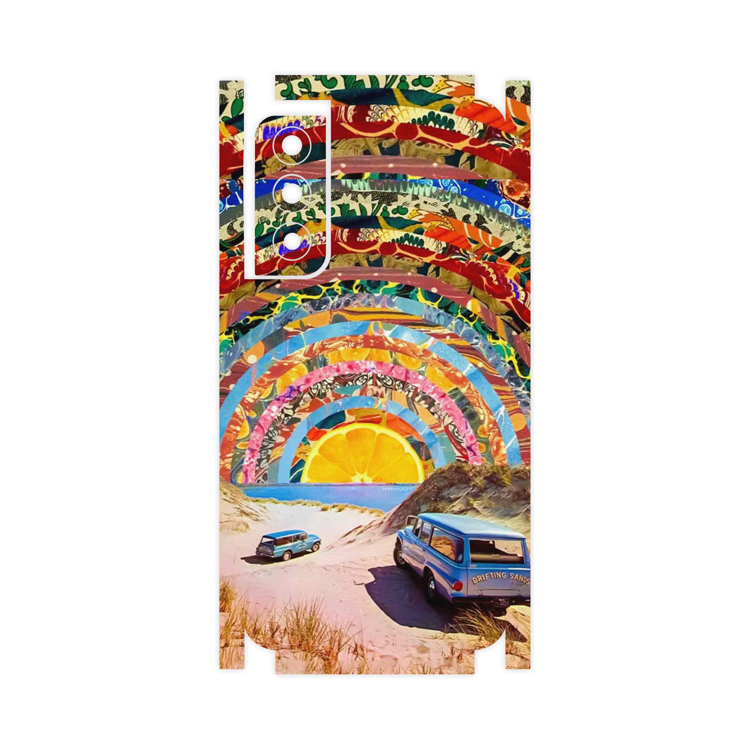 برچسب پوششی ماهوت مدل Collage of Orange Sky-FullSkin مناسب برای گوشی موبایل سامسونگ Galaxy S21 FE 5G