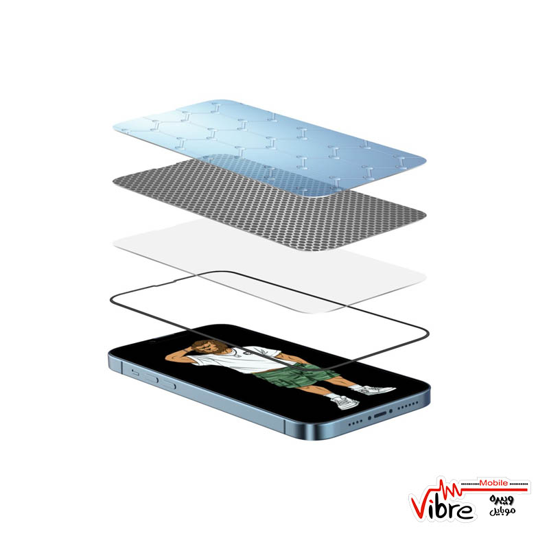 گلس و محافظ صفحه نمایش گرین مدل  Silicone مناسب گوشی موبایل اپل iPhone 12 Pro و iPhone 12 اورجینال