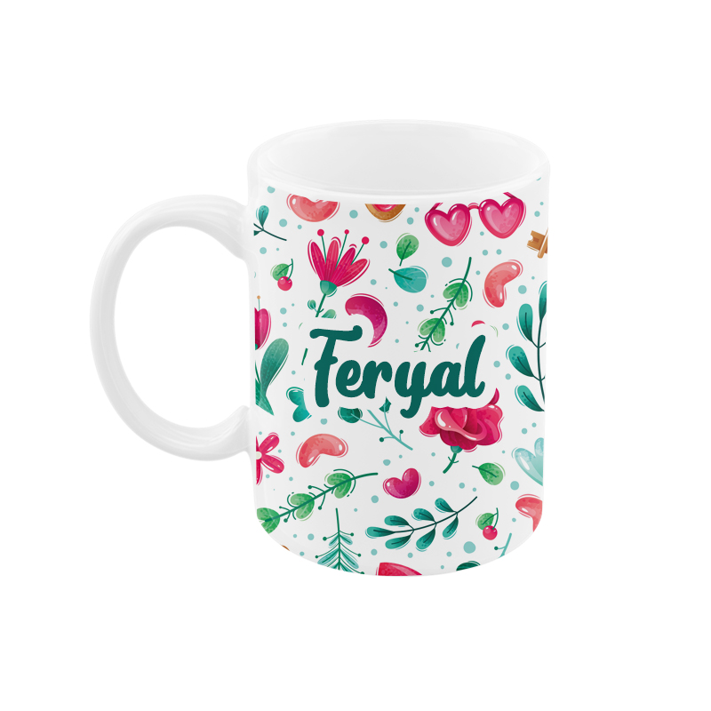 ماگ رژارت مدل اسم فریال