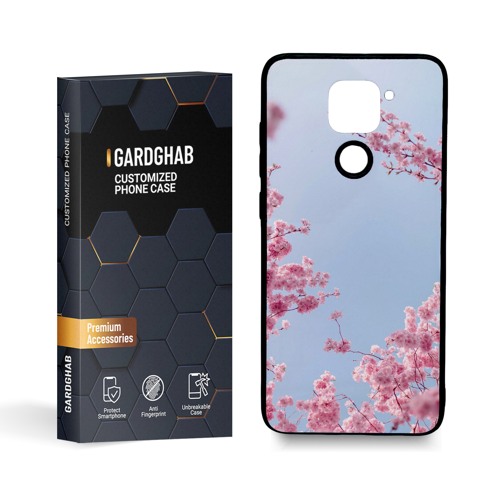 کاور گارد قاب مدل گل مناسب برای گوشی موبایل شیائومی redmi note9