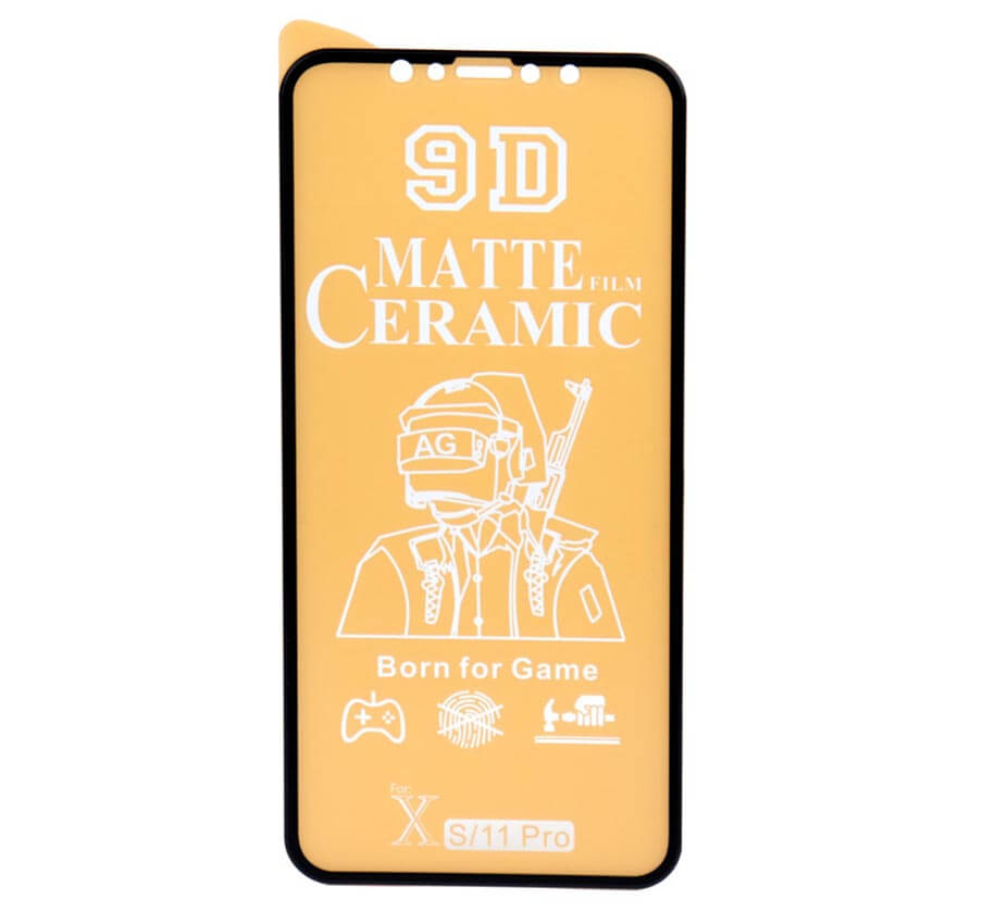 گلس سرامیکی مات آیفون X / XS / 11 Pro