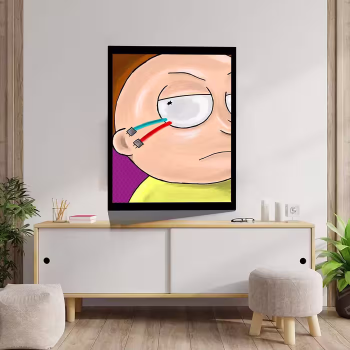 تابلو مدل Rick &amp; Morty کد F-1044