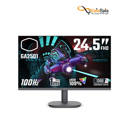 مانیتور گیمینگ 24.5 اینچ کولر مستر، تصویر واضح و نرخ بروزرسانی 100Hz