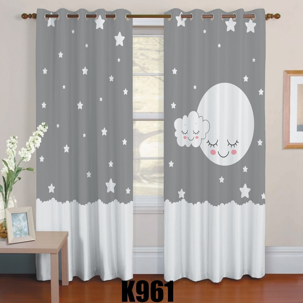 رو تختی یک نفره سه بعدی طرح ماه و ستاره 