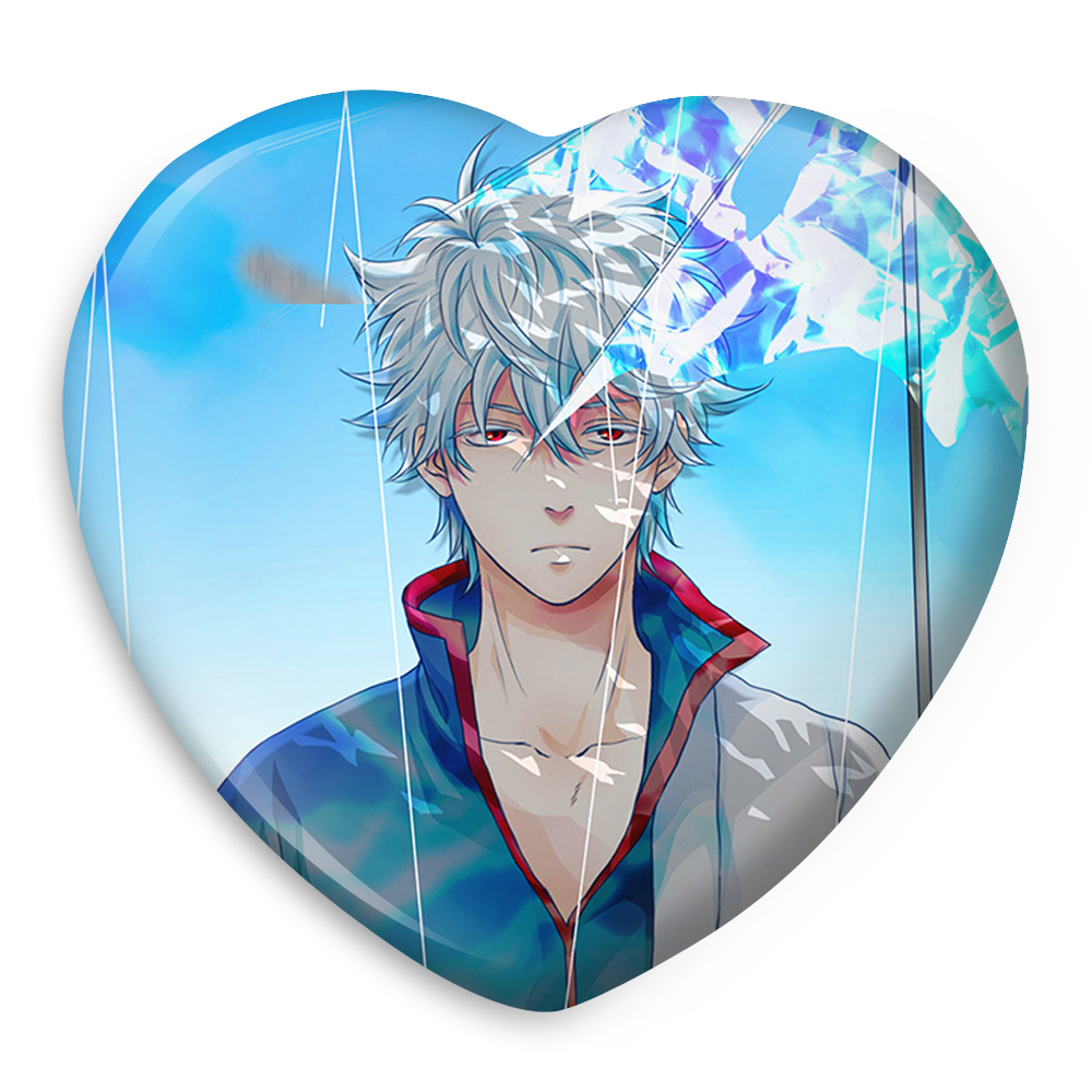 پیکسل خندالو طرح گینتوکی انیمه گینتاما مدل قلبی کد 12942