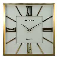 ساعت دیواری آرتمیس کد 2026 Gold White طلایی سفید