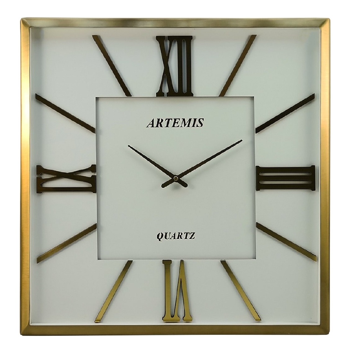 ساعت دیواری آرتمیس کد 2026 Gold White طلایی سفید