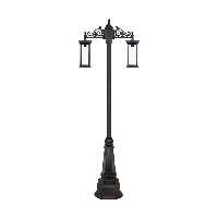 چراغ دو شاخه پارکی و حیاطی بیتانور مدل درتا بلند کد 482521B-96202