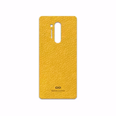 برچسب پوششی ماهوت مدل Mustard-Leather مناسب برای گوشی موبایل وان پلاس 8 Pro