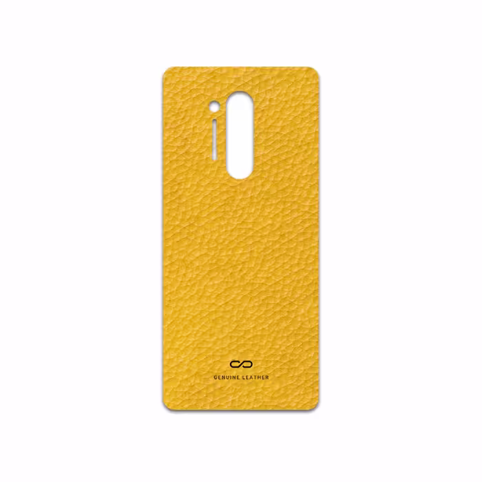 برچسب پوششی ماهوت مدل Mustard-Leather مناسب برای گوشی موبایل وان پلاس 8 Pro