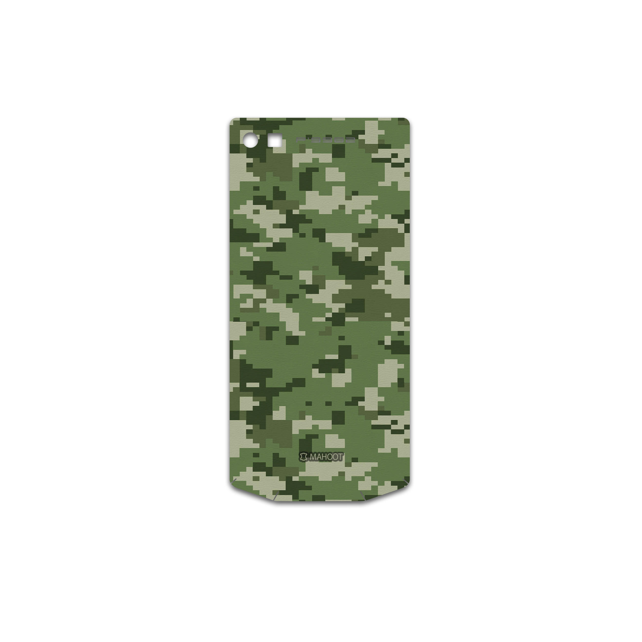 برچسب پوششی ماهوت مدل Army-Green-Pixel مناسب برای گوشی موبایل بلک بری Porsche Design P9982