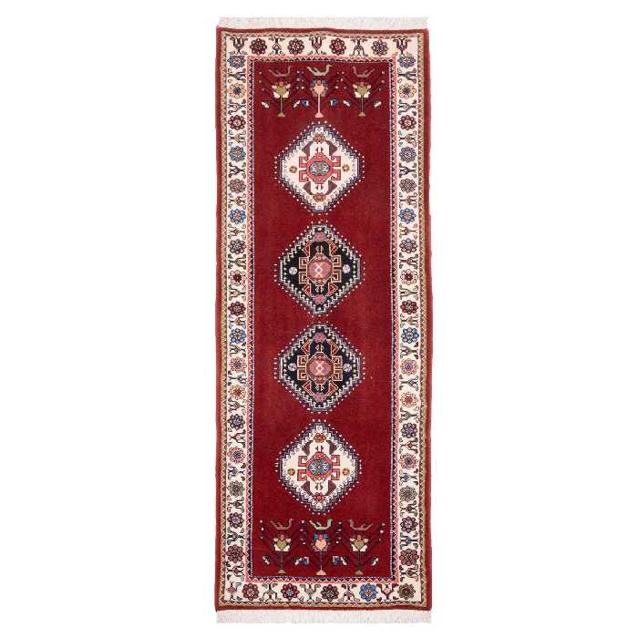 فرش دستباف کناره طول یک و نیم متر سی پرشیا کد 174658