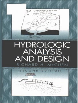  R H McCuen, Hydrologic Analysis and Design, 2nd ed, 1998 - دانلود کتاب های دانشگاهی