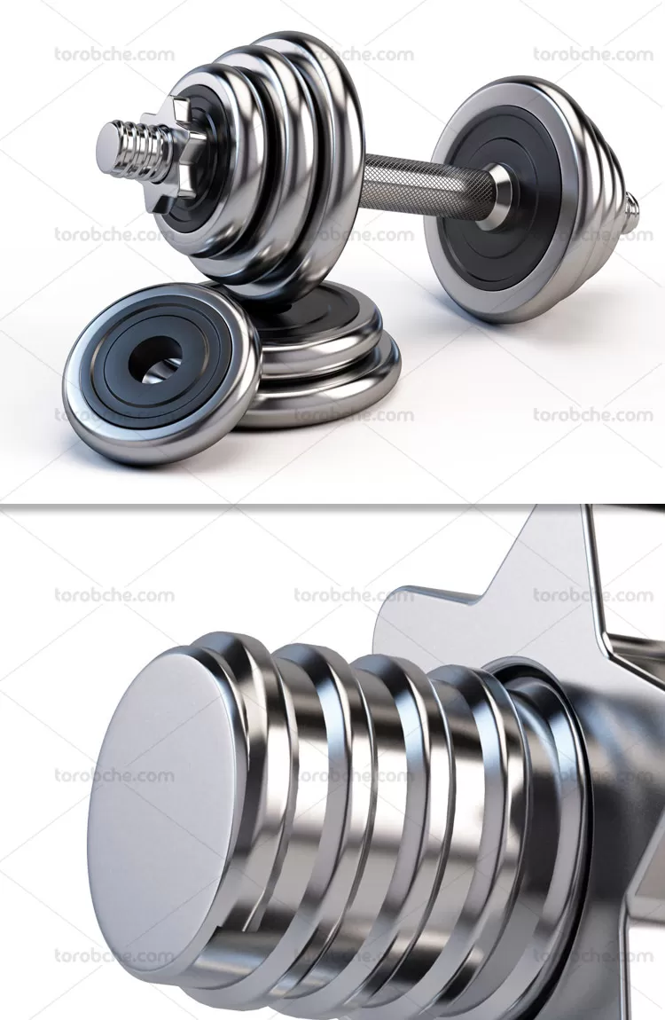 عکس با کیفیت دمبل بدنسازی | گرافیک با طعم تربچه