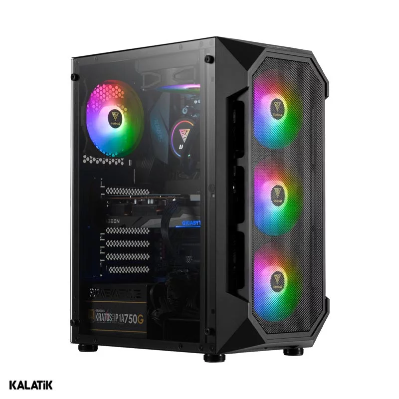 کیس کامپیوتر گیمینگ گیم دیاس مدل AURA GC1