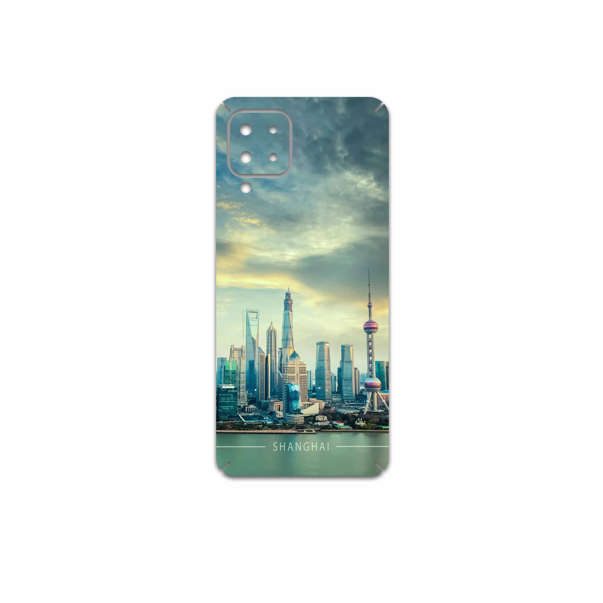 برچسب پوششی ماهوت مدل Shanghai-City مناسب برای گوشی موبایل سامسونگ Galaxy A22 4G