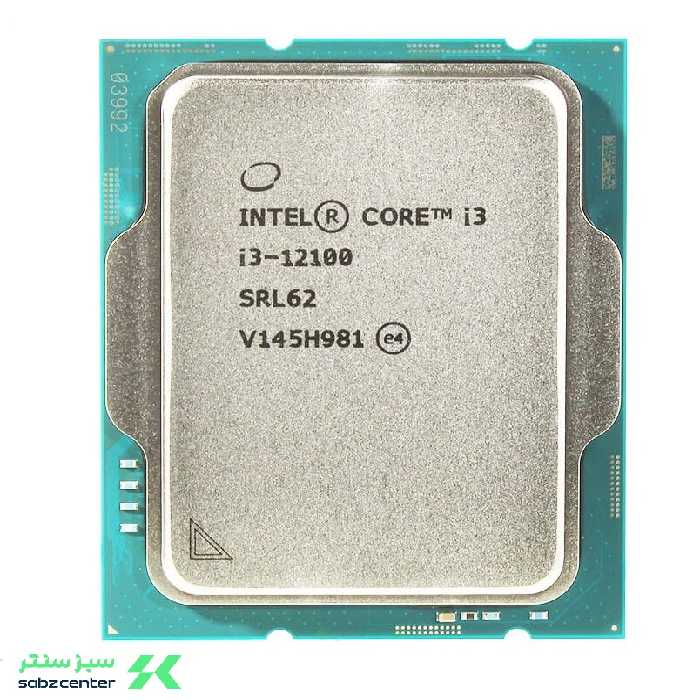پردازنده مرکزی اینتل مدل Alder Lake مدل Intel 12100