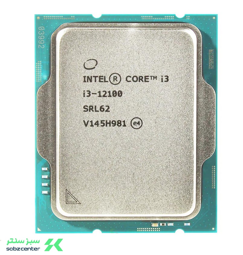 پردازنده مرکزی اینتل مدل Alder Lake مدل Intel 12100