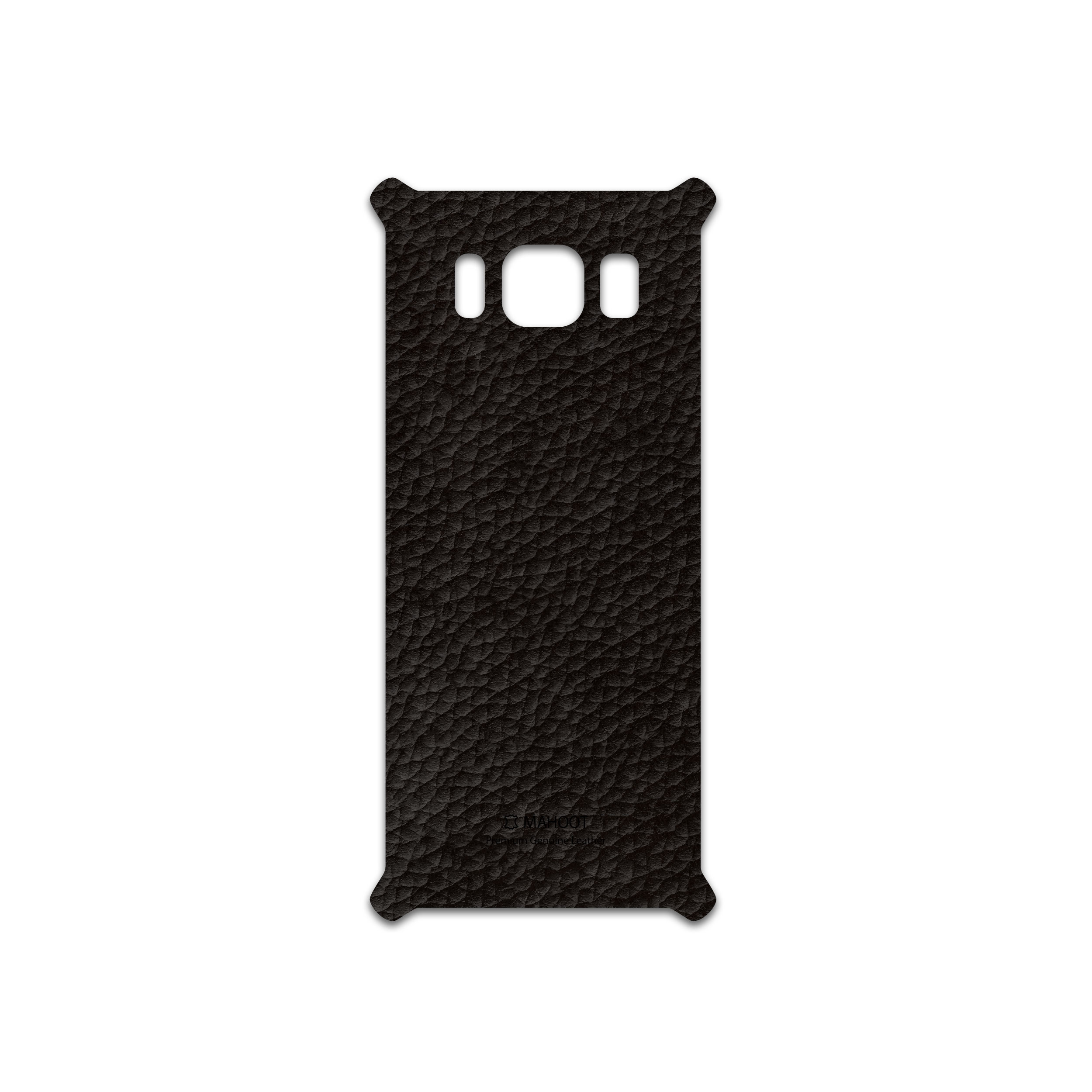 برچسب پوششی ماهوت مدل Dark-Brown-Leather مناسب برای گوشی موبایل سامسونگ Galaxy S8 Active