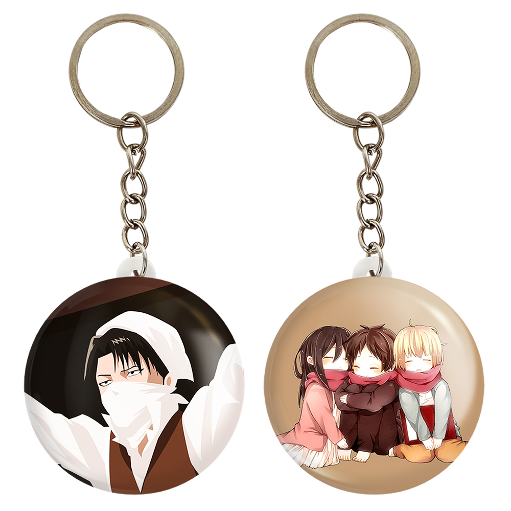 جاکلیدی خندالو مدل لیوای آکرمن و ارن و میکاسا و آرمین انیمه اتک آن تایتان کد 1098010976 مجموعه 2 عددی 