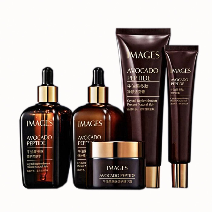 مجموعه مراقبت از پوست ایمجز مدل پپتاید آواکادو بسته 5 عددی