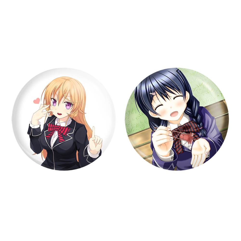 پیکسل خندالو مدل مگومی و ارینا انیمه جنگ غذاها کد 1702317024 مجموعه 2 عددی