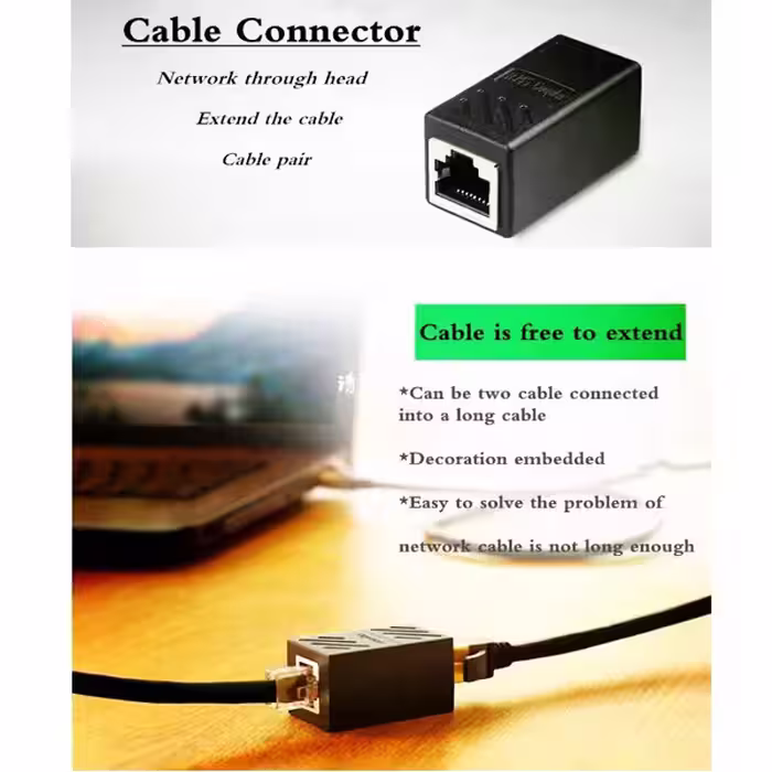 مبدل افزایش طول RJ45 مدل coupler-2