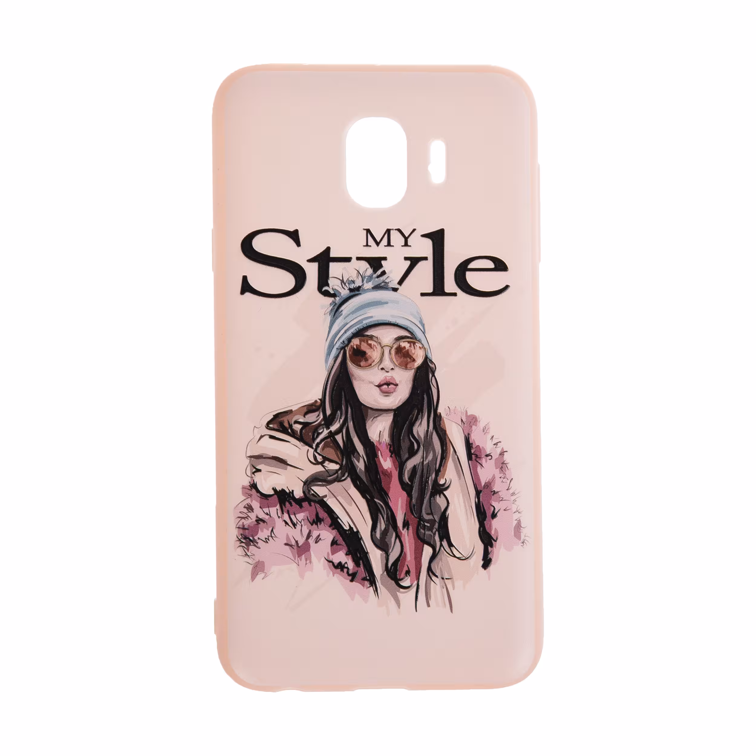 کاور مدل TNG طرح Violet My Style مناسب برای گوشی موبایل سامسونگ Galaxy J4 2018
