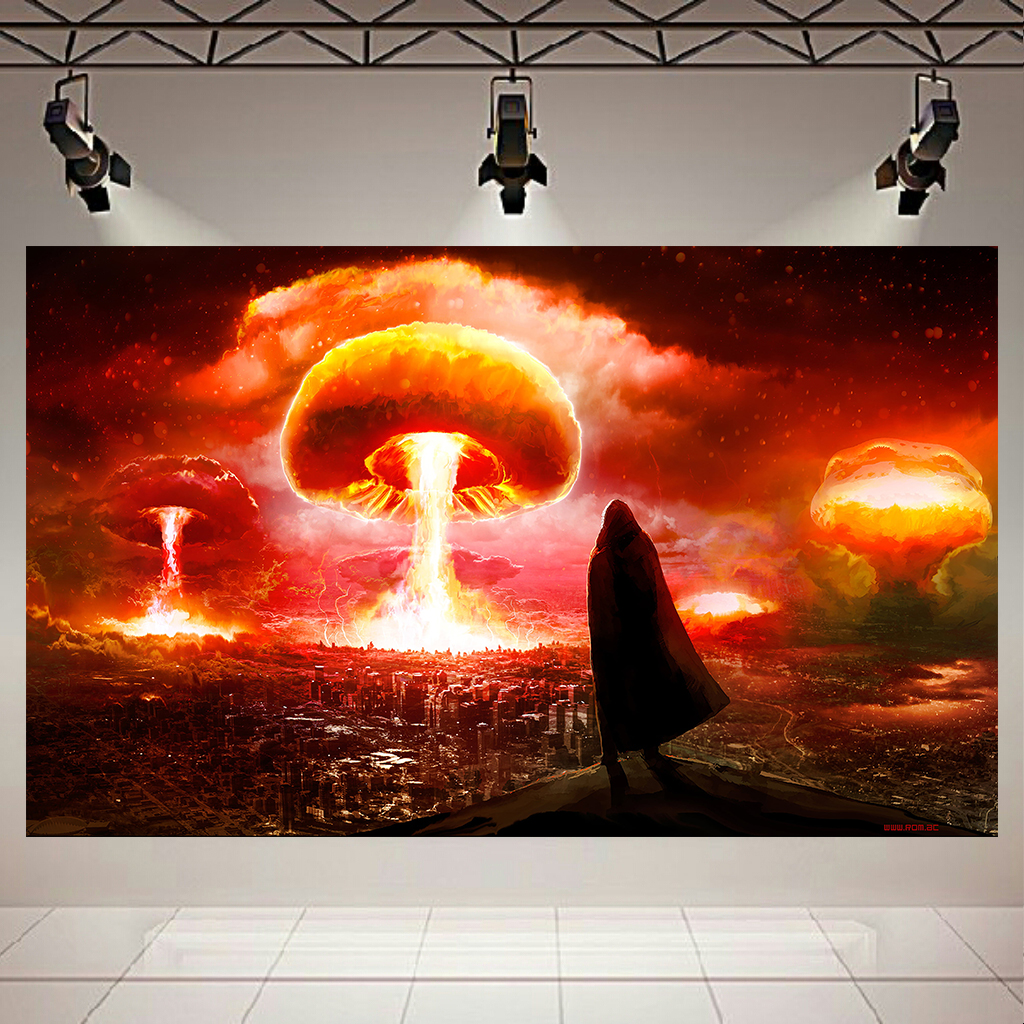 تابلو بوم طرح انفجارهای پی درپی هسته ای کدAR2083