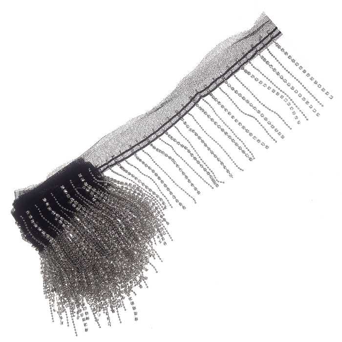 نوار یراق مدل ریسه نگینی کد Y5569 طول 2.7 متر