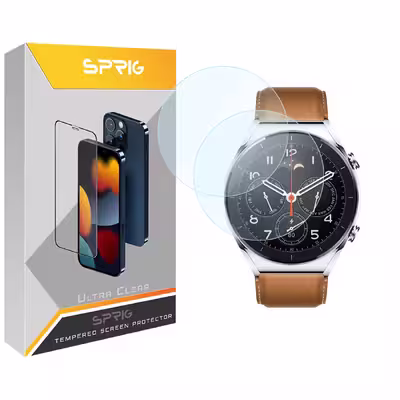 محافظ صفحه نمایش اسپریگ مدل SPG مناسب برای ساعت هوشمند شیائومی Watch S1 بسته دو عددی