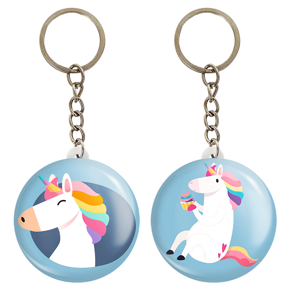 جاکلیدی خندالو مدل اسب تک شاخ یونیکورن کد 10851086 مجموعه 2 عددی