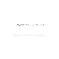 خرید و دانلود نسخه کامل کتاب MySQL Manual