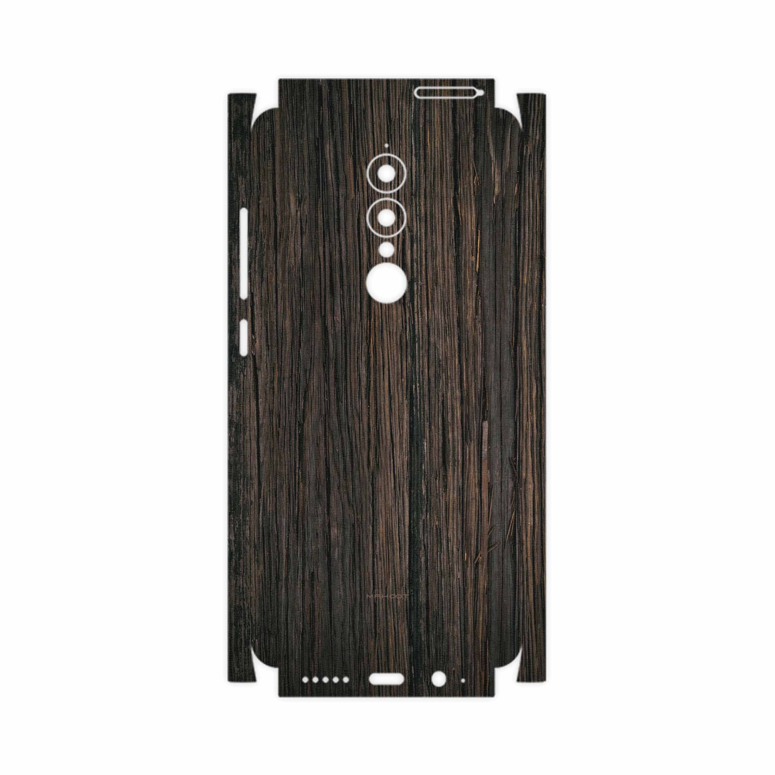 برچسب پوششی ماهوت مدل Burned Wood-FullSkin مناسب برای گوشی موبایل یومی A1 Pro