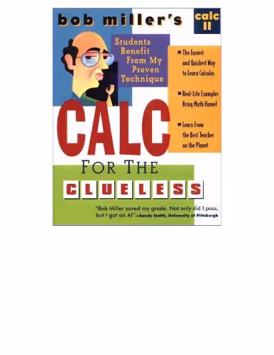 خرید و دانلود نسخه کامل کتاب Bob Miller's CALC for the Cluless: CALC II