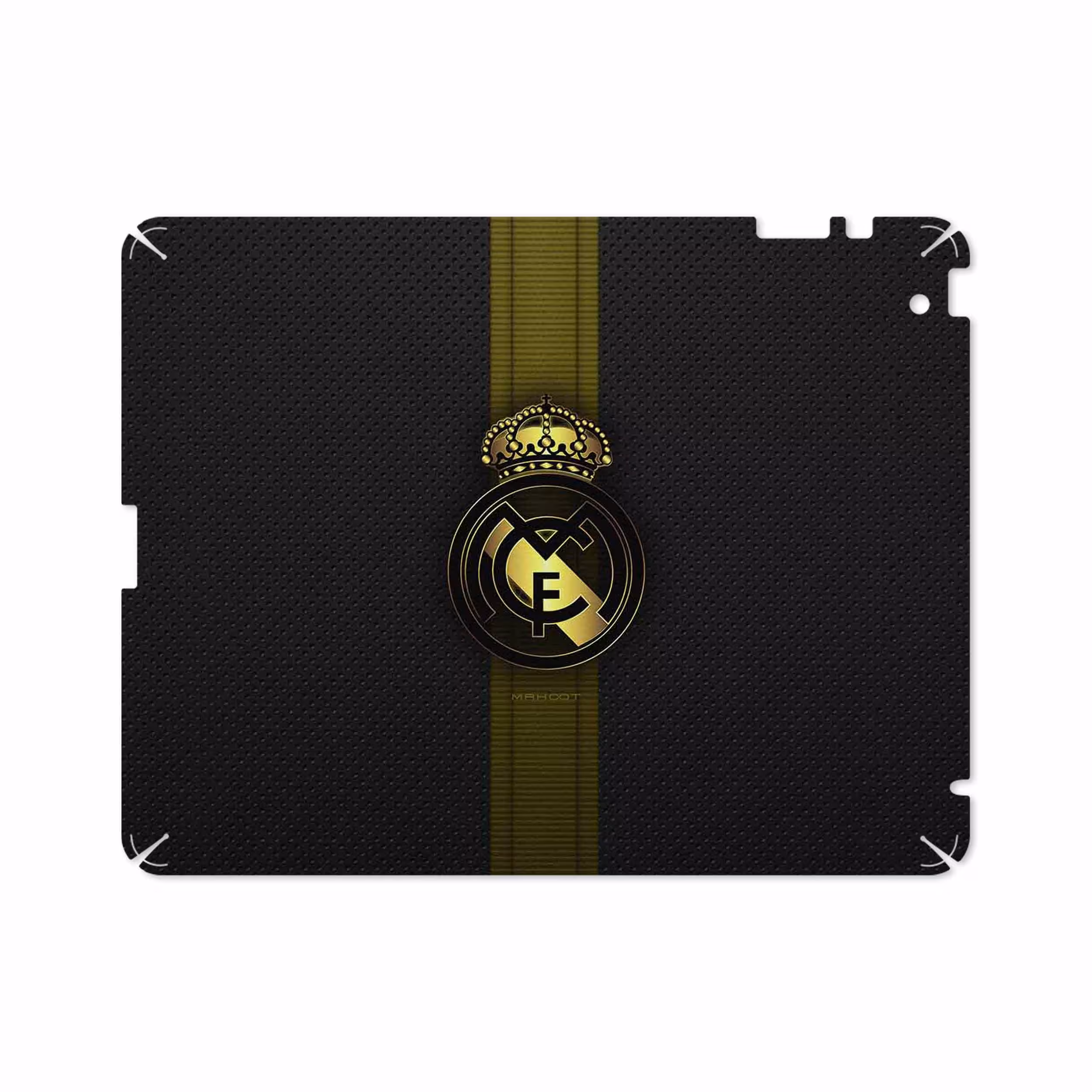 برچسب پوششی ماهوت مدل Real-Madrid-2 مناسب برای تبلت اپل iPad 2 2011 A1397