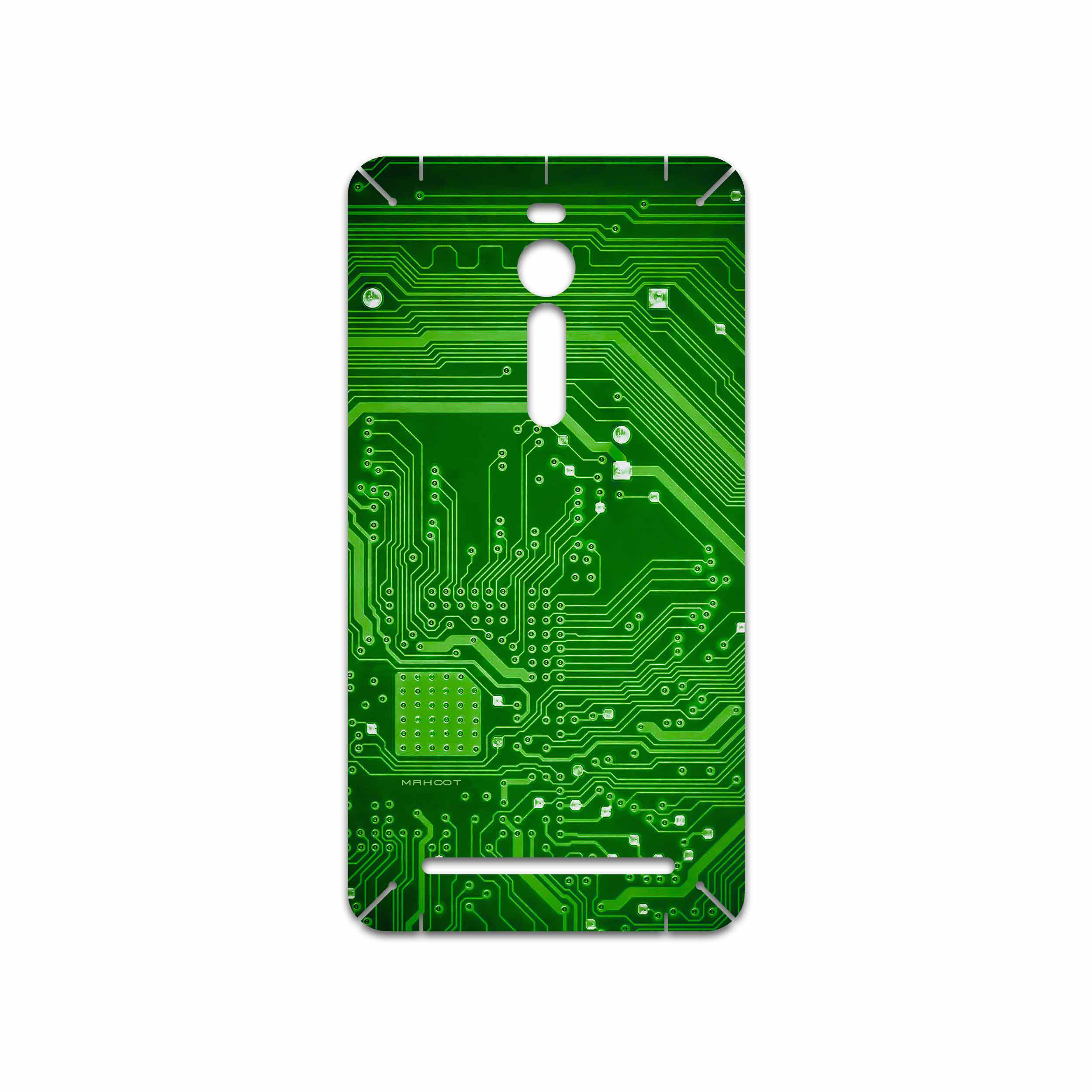 برچسب پوششی ماهوت مدل Green Printed Circuit Board مناسب برای گوشی موبایل ایسوس Zenfone 2