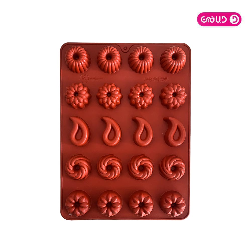 قالب سیلیکونی حلوایی شیفون دار