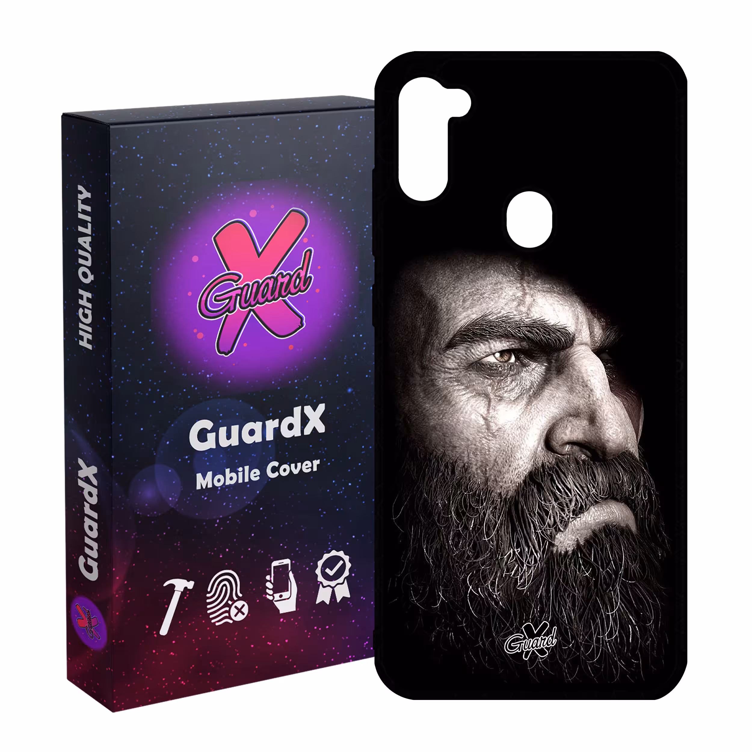 کاور گارد ایکس طرح God of War مدل Glass10100 مناسب برای گوشی موبایل سامسونگ Galaxy A11 / M11