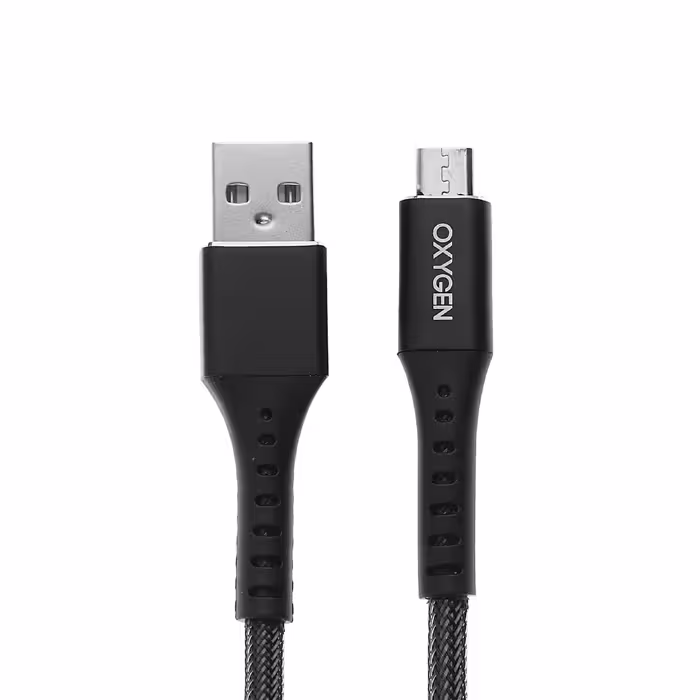 کابل تبدیل USB به MicroUSB اکسیژن مدل LX8 طول 1 متر