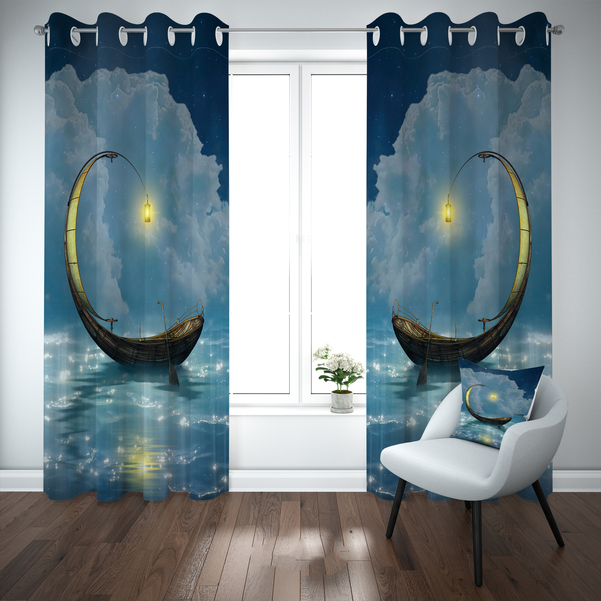 پرده مدل b2398 سایز 140×280 سانتی متر