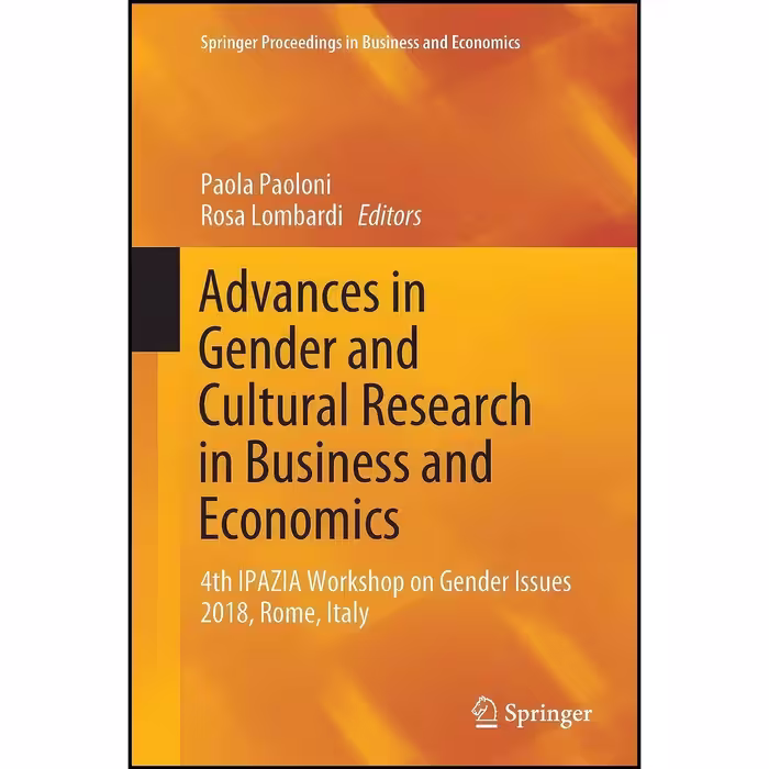 کتاب زبان اصلی Advances in Gender and Cultural Research in Business and Economic